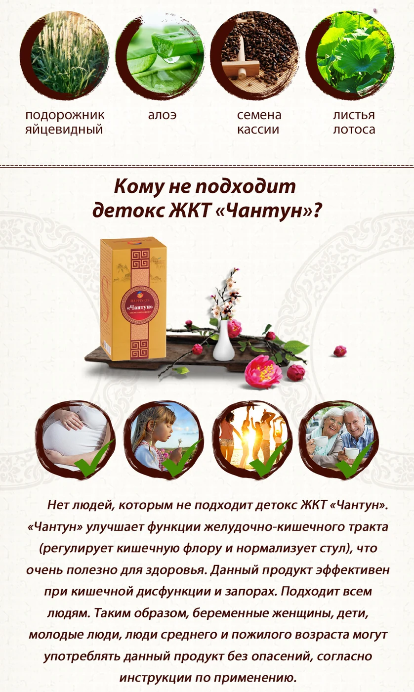 Детокс желудочно-кишечного тракта «Чантун», 22 SV