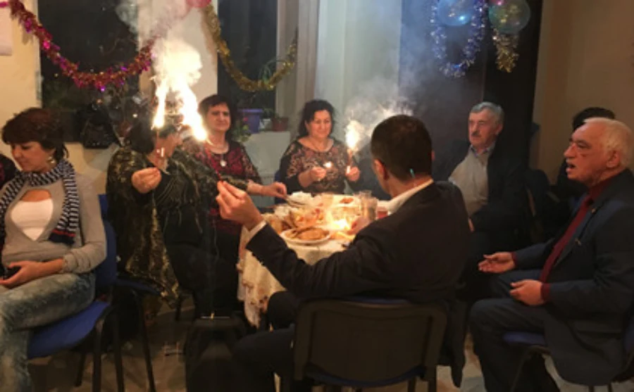The New Year event in the Azerbaijan Branch
